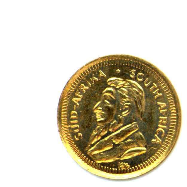 Miniature gold coins by Mike Locke